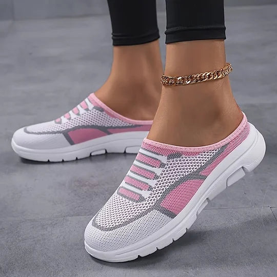 Léonie | Baskets Slip-On en Mesh Respirant