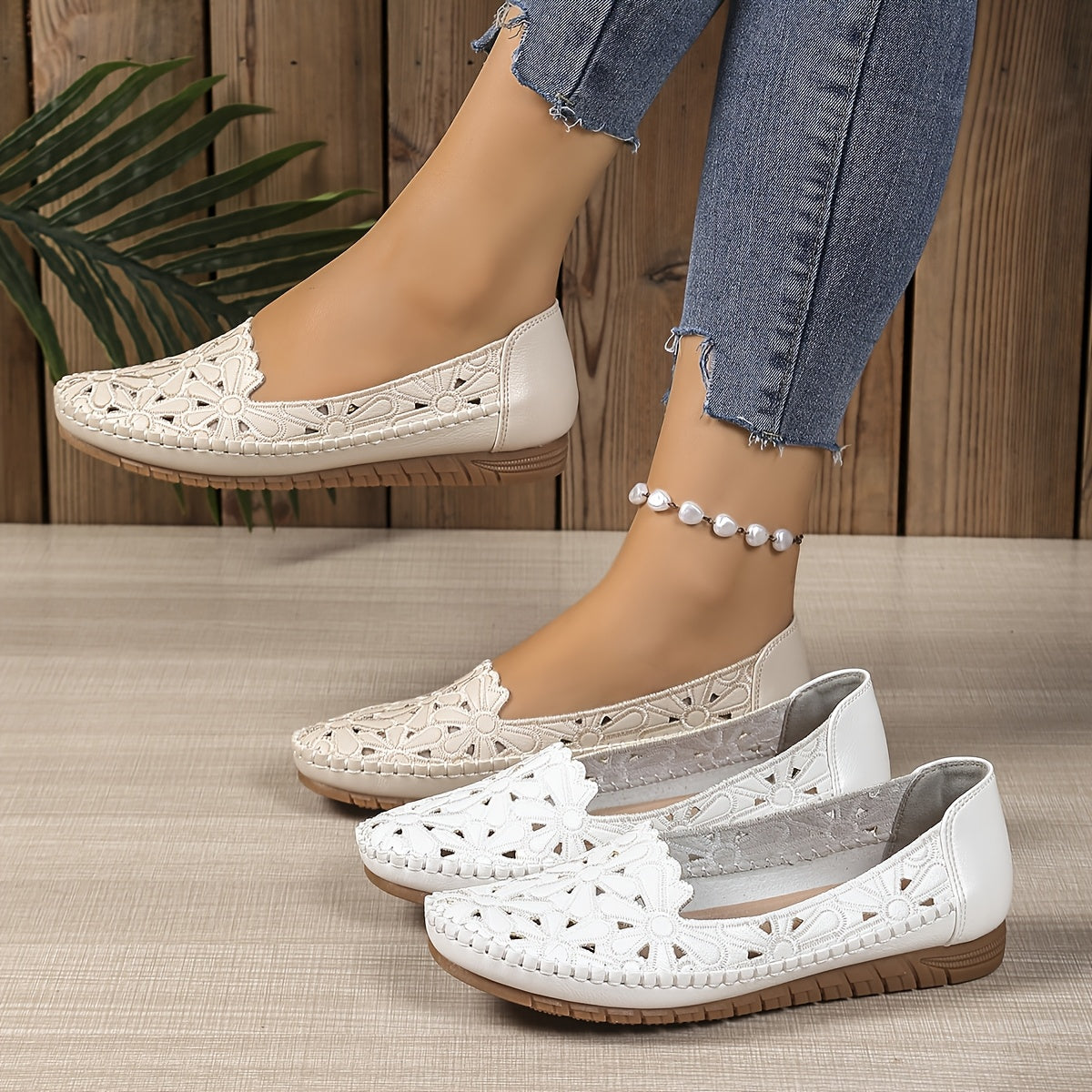 Fleurie | Ballerines Orthopédiques Ajourées