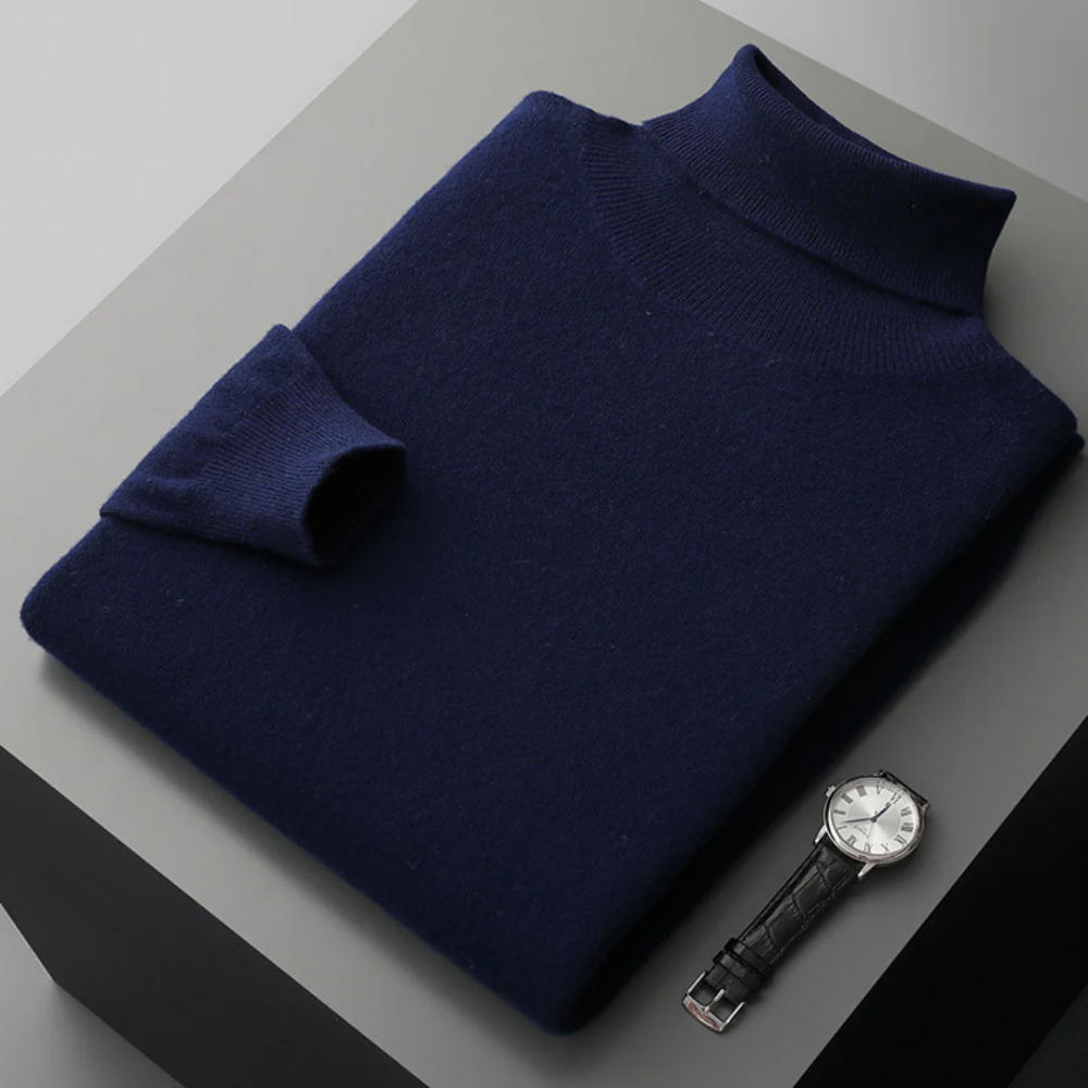 Cagliari|  Jersey de cuello alto de lana merino