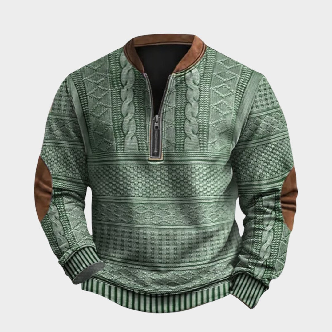 Charles™ | Sudadera con media cremallera