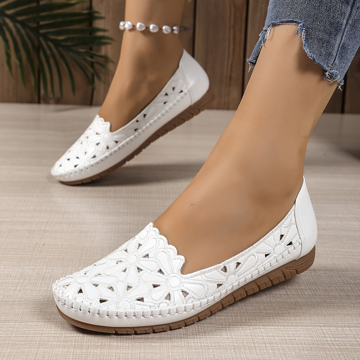 Fleurie - Ballerines Orthopédiques Ajourées
