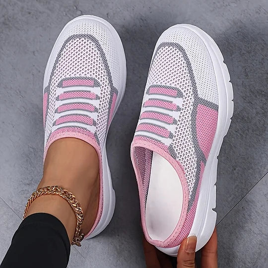 Léonie | Baskets Slip-On en Mesh Respirant