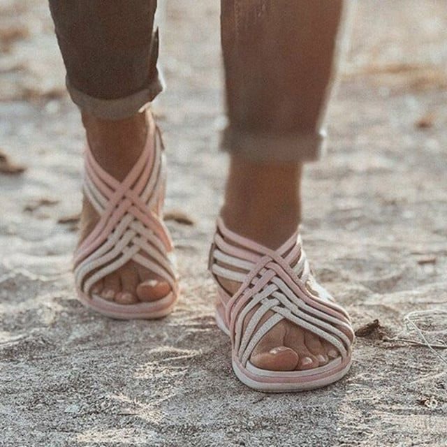 Riva | Sandales Gladiateur à Brides Élastiques