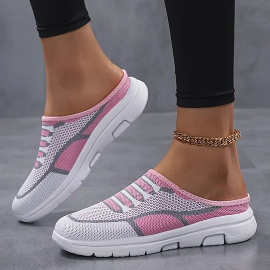 Léonie | Baskets Slip-On en Mesh Respirant