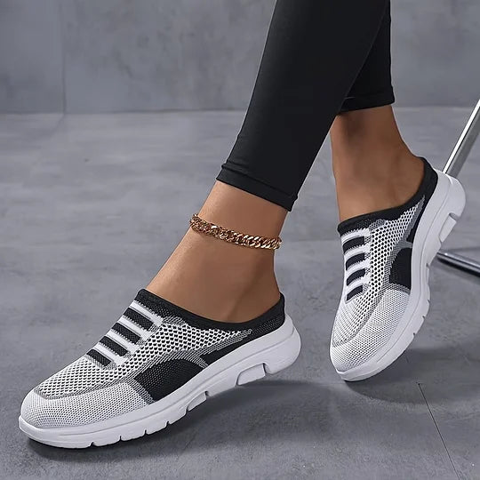 Léonie | Baskets Slip-On en Mesh Respirant