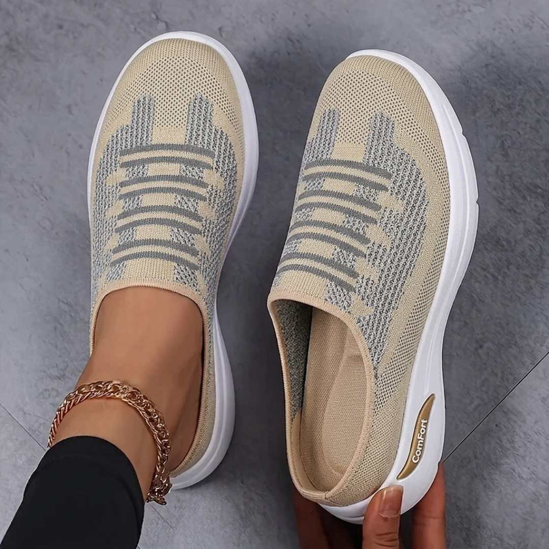 Léonie | Baskets Slip-On en Mesh Respirant