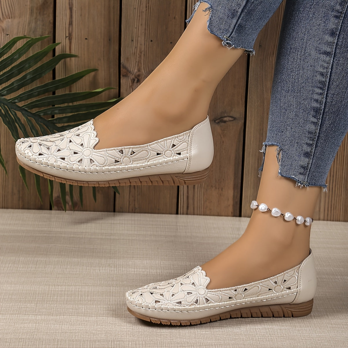 Fleurie - Ballerines Orthopédiques Ajourées