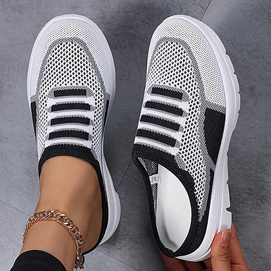 Léonie | Baskets Slip-On en Mesh Respirant
