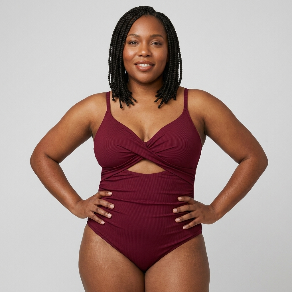SculptBody 2.0™ — Bañador con aberturas y escote