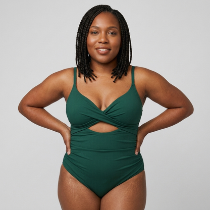 SculptBody 2.0™ — Bañador con aberturas y escote